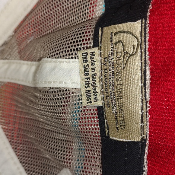 Ducks Unlimited Camo Mesh Trucker Strapback Hat Cap New - Picture 10 of 10